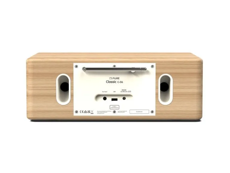 Pure DAB+ Radio Classic C-D6 Eiche/Weiss