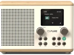 Pure DAB+ Radio Classic H4 Eiche/Weiss