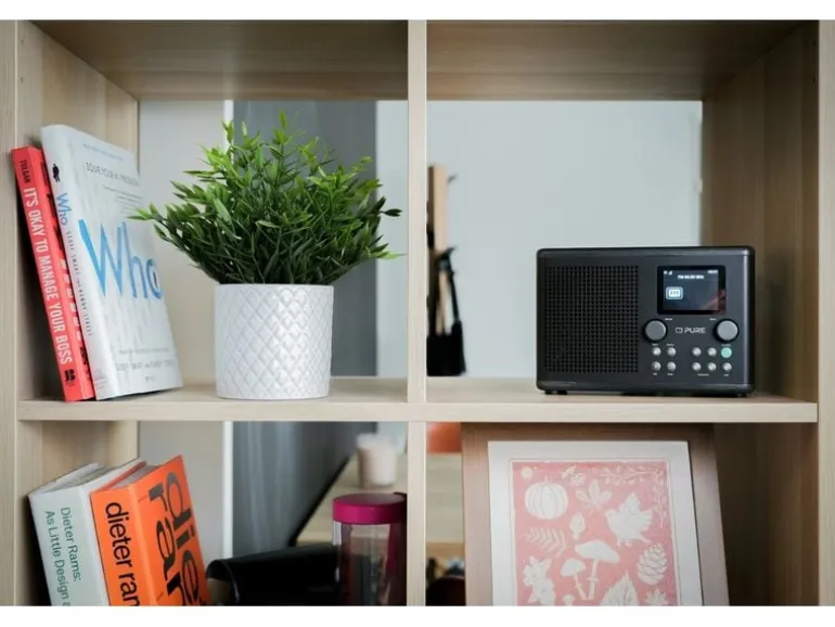 Pure DAB+ Radio Classic H4i Schwarz/Esche Schwarz