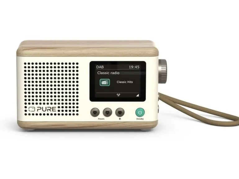 Pure DAB+ Radio Classic Mini Eiche/Weiss