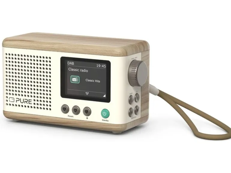 Pure DAB+ Radio Classic Mini Eiche/Weiss