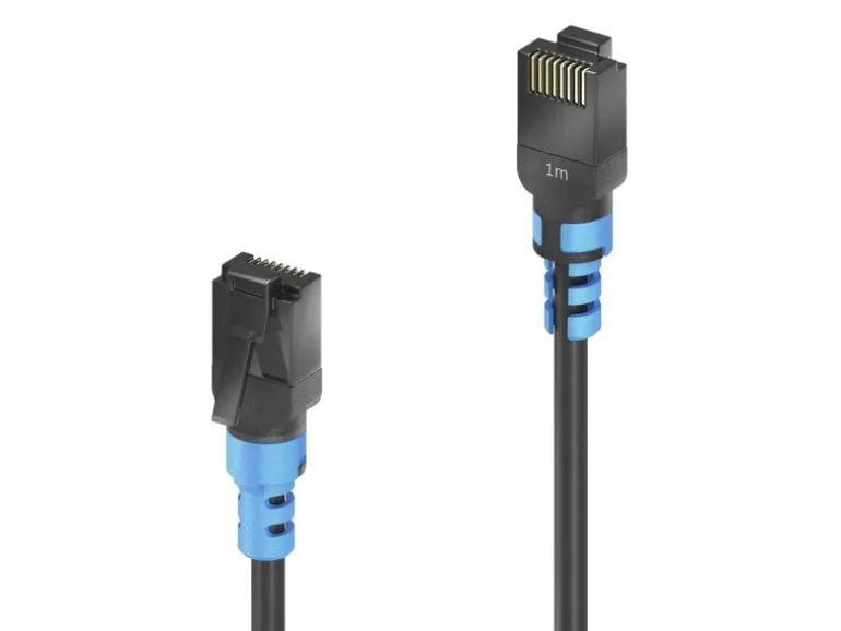 PureLink FlexInstall Patchkabel Cat 6A, U/UTP, 2 m, Schwarz