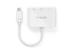 PureLink iSeries Multiport Adapter IS270 USB-C - HDMI & USB-A3.1, weiss