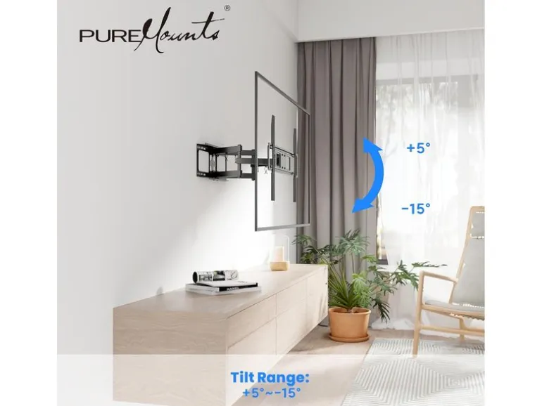 PureMounts Wandhalterung PM-FM41-600 Schwarz