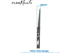 PureMounts Wandhalterung PM-BT410 Schwarz