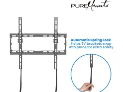 PureMounts Wandhalterung PM-BT410 Schwarz