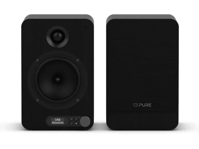Pure Stereoanlage Classic Active Schwarz