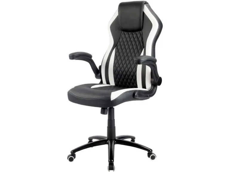 Racing Chairs Gaming-Stuhl CL-RC-BW-2 Schwarz/Weiss