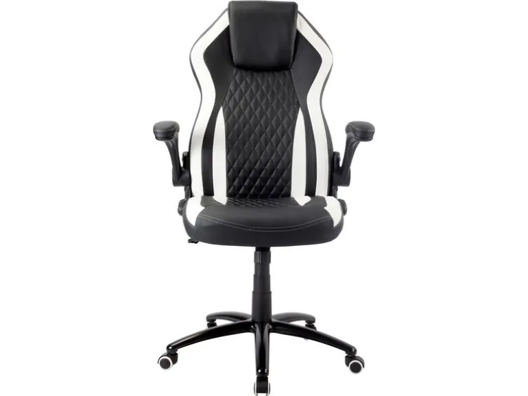 Racing Chairs Gaming-Stuhl CL-RC-BW-2 Schwarz/Weiss
