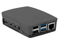 Raspberry Pi Gehäuse für Raspberry Pi 4 Model B Grau/Schwarz