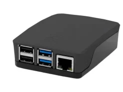 Raspberry Pi Gehäuse für Raspberry Pi 4 Model B Grau/Schwarz
