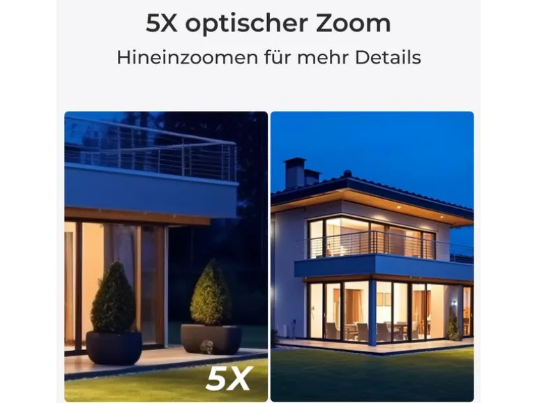 Reolink Netzwerkkamera RP-PCV8MZ profesionell 4K IK10 PoE 5x Zoom