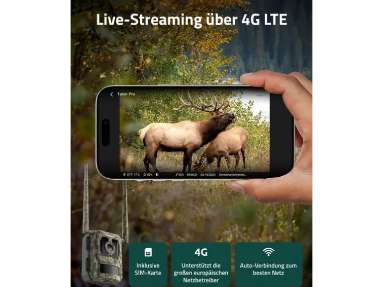 Reolink Wildkamera Camovue Talon Pro 4K 4G LTE