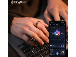 RingConn Smart Ring Gen 2 Air Grösse 10 Silber