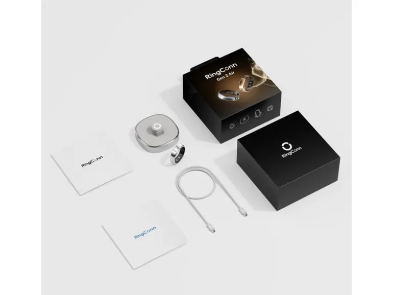 RingConn Smart Ring Gen 2 Air Grösse 6 Silber