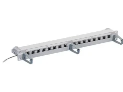 R&M Patchpanel 16 Port Cat. 6 1HE 19" geschirmt, leer