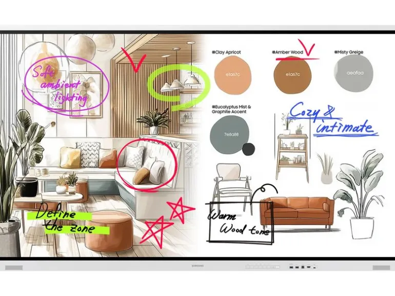 Samsung Touch Display Flip WM85FX Infrarot 85 "