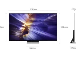 Samsung TV QE77S90F 77'' S90F OLED 4K AI TV, 2025