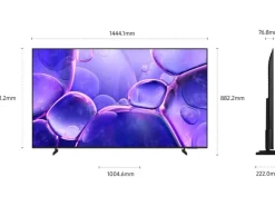 Samsung TV UE65U8000F 65'' U8000F Crystal UHD 4K TV, 2025