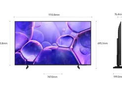 Samsung TV UE50U8000F 50'' U8000F Crystal UHD 4K TV, 2025