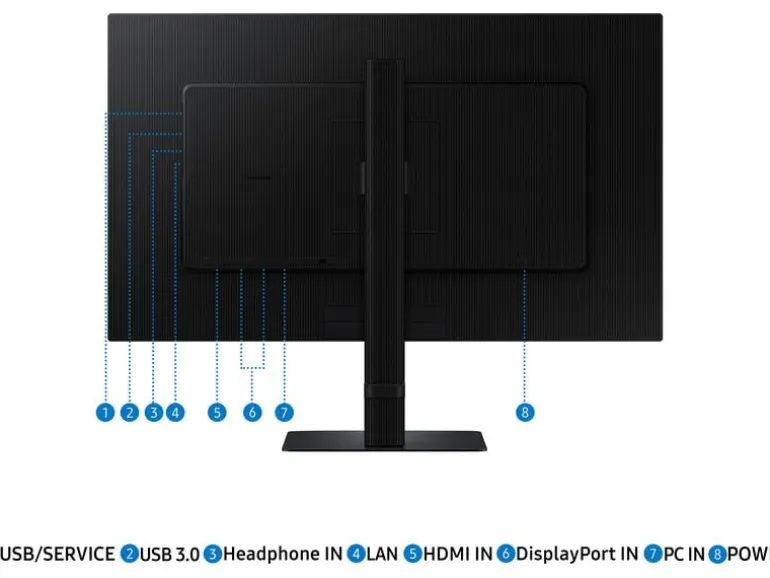 Samsung ViewFinity S6 LS27D600UAUXEN 27 ", 2560 x 1440 (WQHD)