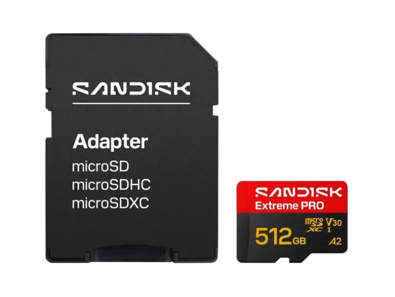 SanDisk microSDHC Card Extreme PRO 512 GB