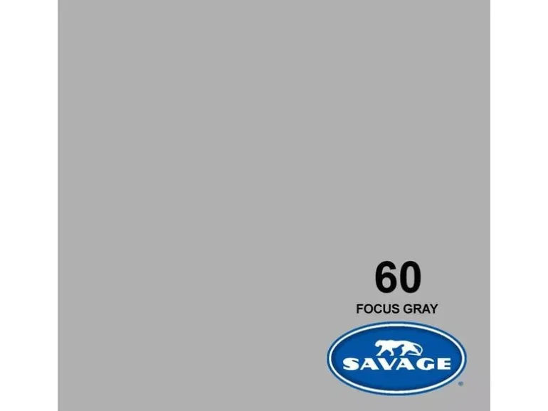 Savage Hintergrund Papier 1.35 x 11 m Focus Gray