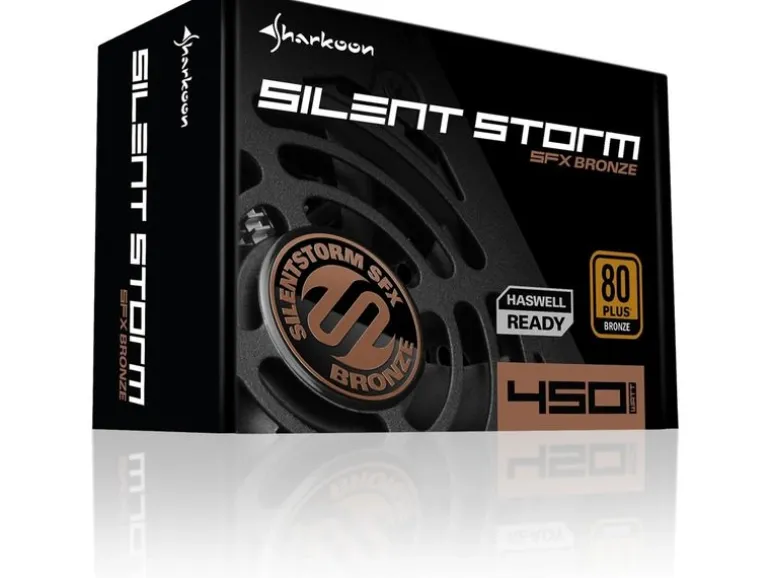 Sharkoon Netzteil SilentStorm SFX Bronze 450 W