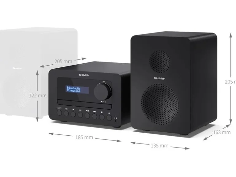 Sharp Micro-HiFi Anlage XL-B520D – Schwarz