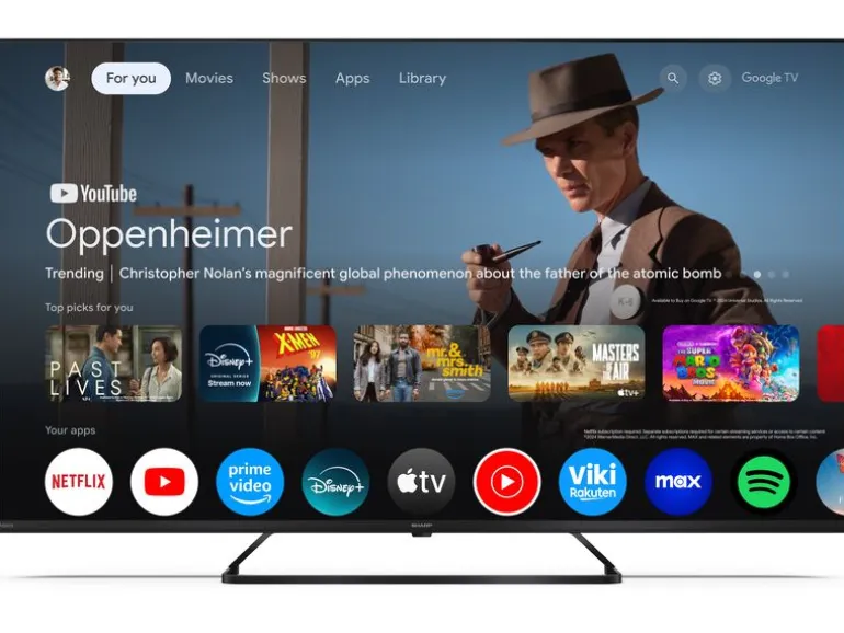 Sharp TV 55HP6265E 55", 3840 x 2160 (Ultra HD 4K), QLED