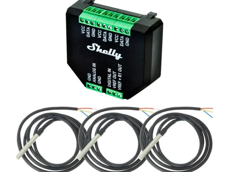 Shelly AddOn Plus Temperatursensor Set 3 für Shelly Plus Aktoren