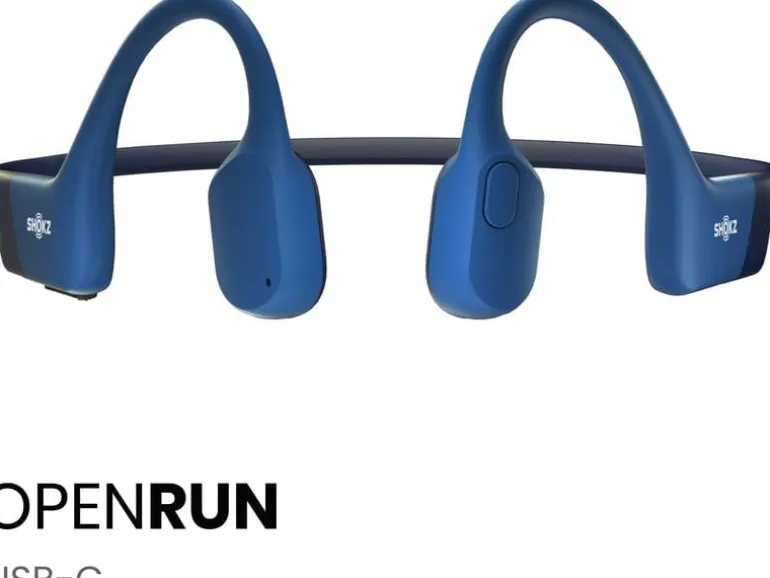Shokz Bone Conduction Kopfhörer OpenRun USB-C Blau