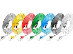 SLIM KAT6A 10 Gigabit Lightpatchkabel rund, U/FTP, Ø 3.8 mm, grün