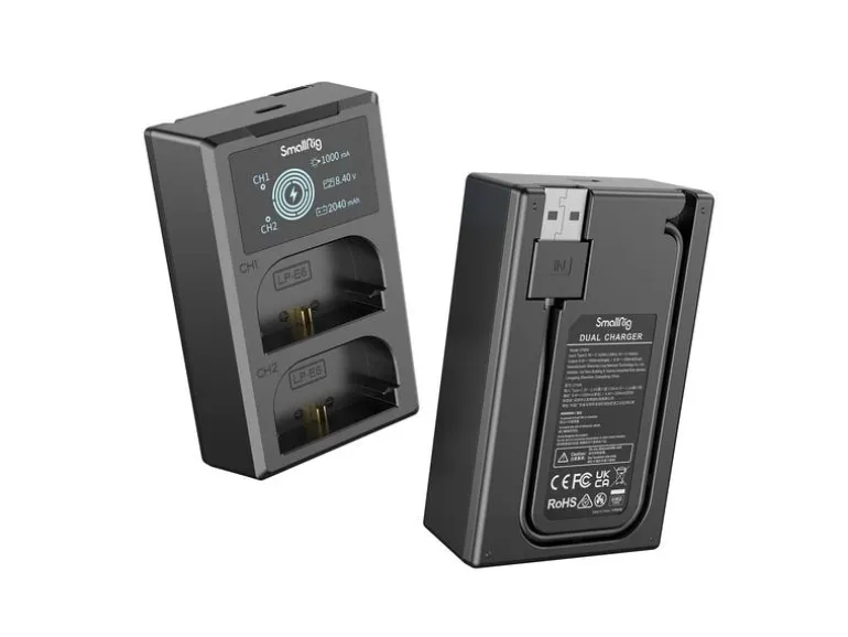 Smallrig Digitalkamera-Akku LP-E6NH Akku und Charger Kit