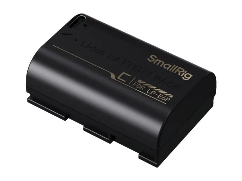 Smallrig Digitalkamera-Akku LP-E6P mit USB-C-Ladeanschluss, 2600 mAh
