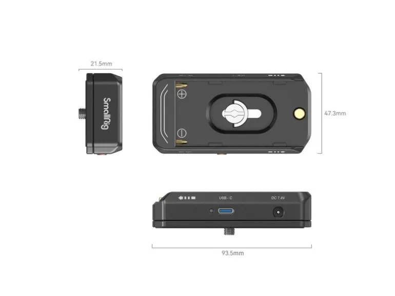 Smallrig NP-F Batterieadapter-Montageplatte (Advanced Edition)