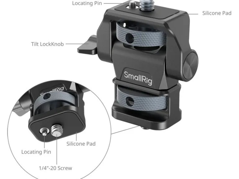 Smallrig Schwenk- und neigbare Monitorhalterung mit 1/4"-20-Schrauben