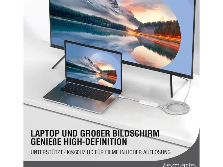 4smarts Adapter 4K 60Hz USB Type-C - HDMI
