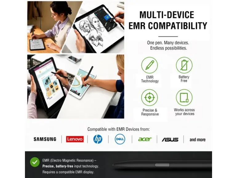 4smarts Eingabestift Multi-Device Pencil Pro EMR, Schwarz