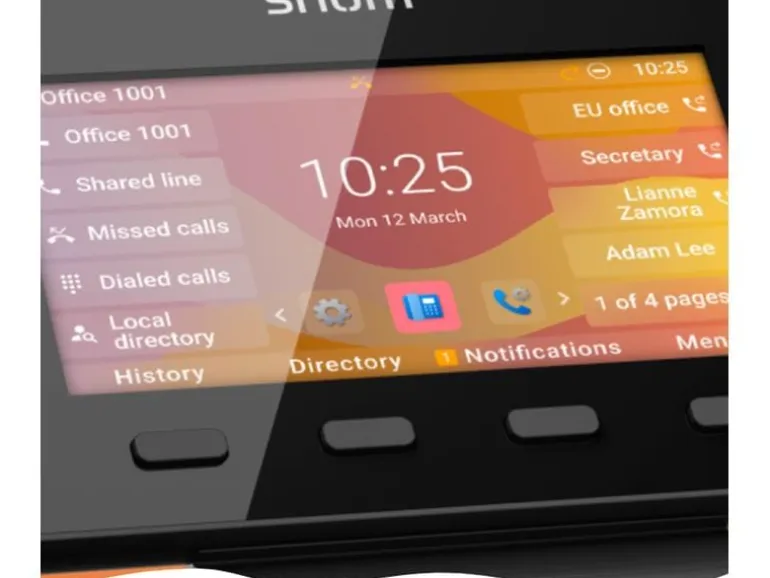 snom Tischtelefon D865 Schwarz