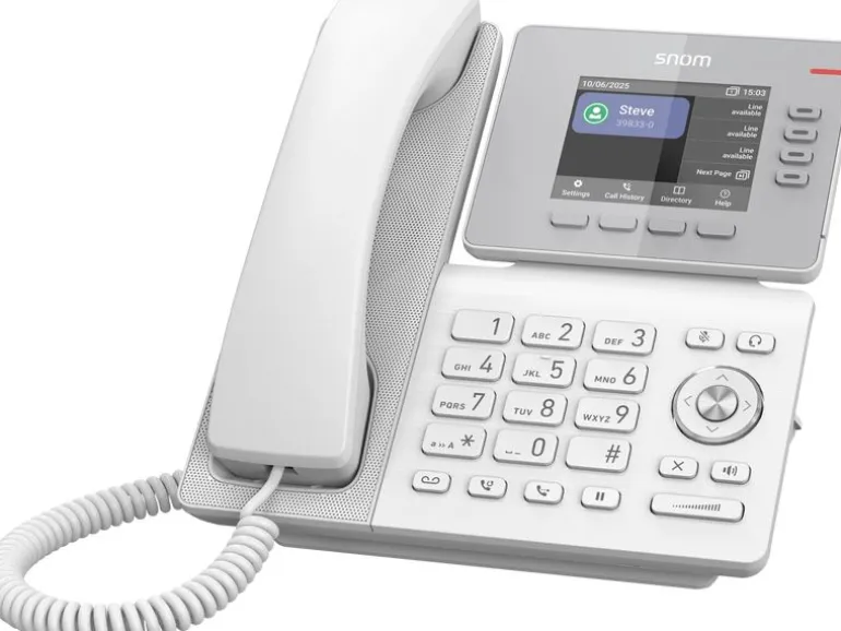 snom Tischtelefon D810W Weiss
