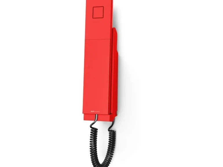 snom Tischtelefon E303A Analoges Notfalltelefon Rot
