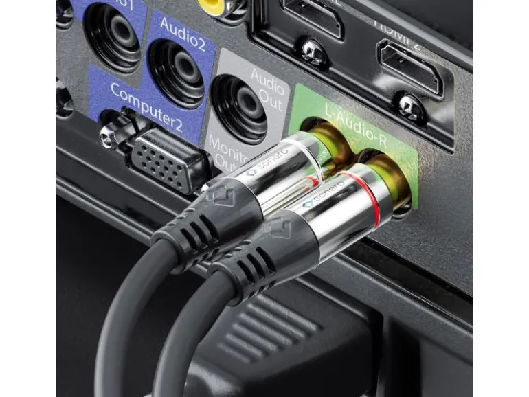 sonero Audio-Kabel 3.5 mm Klinke - Cinch 1 m
