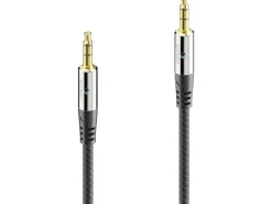 sonero Audio-Kabel 3.5 mm Klinke mit Nylonmantel 1 m