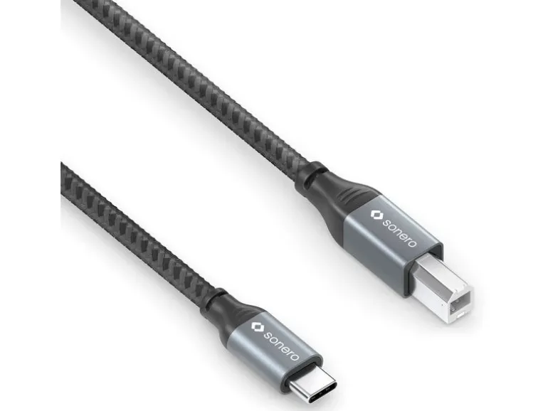 sonero USB 2.0-Kabel USB-C - USB-B 2 m