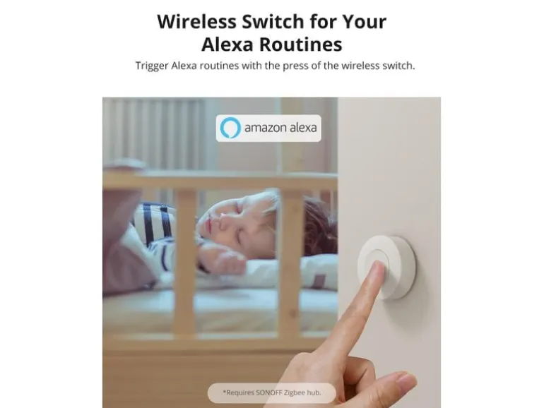 SONOFF Zigbee Wireless-Schalter SNZB-01P DC 3 V