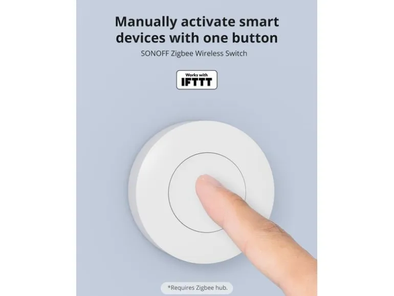SONOFF Zigbee Wireless-Schalter SNZB-01P DC 3 V