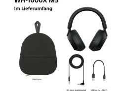 Sony Wireless Over-Ear-Kopfhörer WH-1000XM5 Schwarz