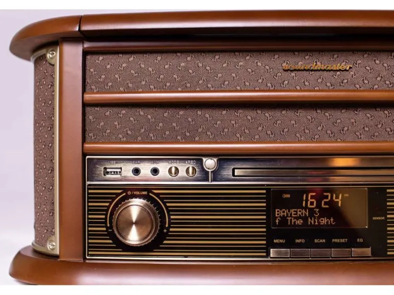soundmaster Stereoanlage NR565DAB Braun
