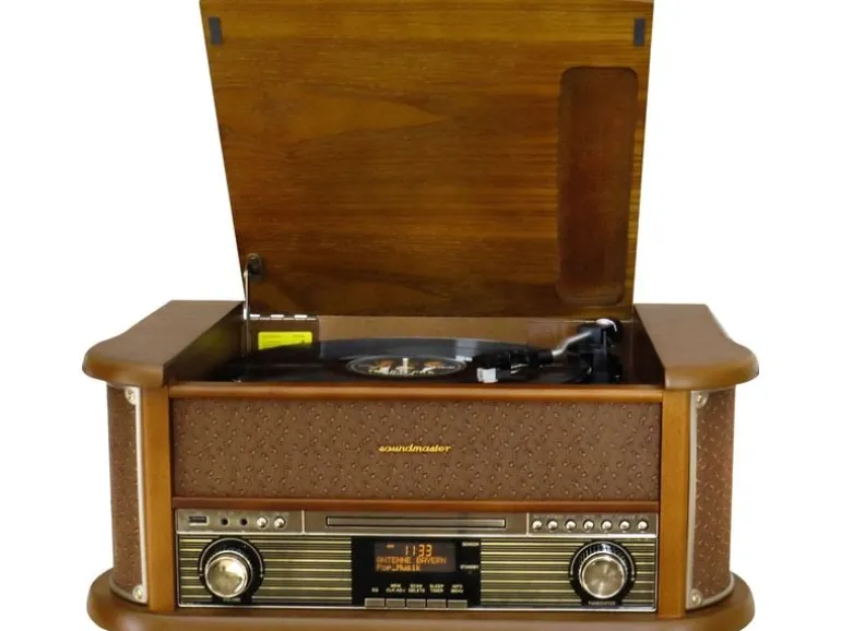 soundmaster Stereoanlage NR566BR Braun
